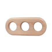 Рамка 3-местная R, дерево, цвет Натурэль RF1-630-10