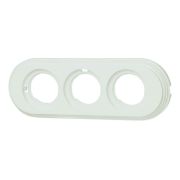 Рамка 3-х постовая, пластик, цвет Слоновая Кость BF1-630-211