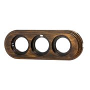 Рамка 3-х постовая, пластик, цвет Бронза BF1-630-25