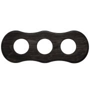 Рамка 3-х постовая (Угольно-черный) С.М. BF8 BF8-630-119