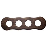 Рамка 4-х постовая для скрытого монтажа (дерево, Винтаж) BF8-640-18