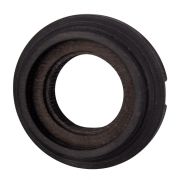 Рамка 1 постовая (Угольно-черный на бревно 240мм) BFC24-610-119