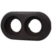 Рамка 2 постовая (Угольно-черный на бревно 220 мм) BFC22-620-119