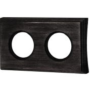 Рамка 2 постовая (Угольно-черный на бревно 280 мм) С.М. BF4C28-620-119