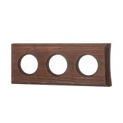 Рамка 3 постовая для скрытого монтажа (Винтаж на бревно 260 мм) BF4C26-630-18