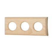 Рамка 3 постовая для скрытого монтажа (Натурэль на бревно 220 мм) BF4C22-630-10