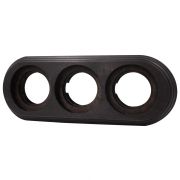 Рамка 3 постовая (Угольно-черный на бревно 260 мм) BFC26-630-119