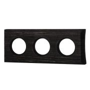Рамка 3 постовая (Угольно-черный на бревно 280 мм) С.М. BF4C28-630-119