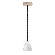 Светильник Кампана, на витом проводе (цвет графит), 1 плафон, белый 713/10 BS1-11-0101/713/10