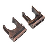 Крепеж-клипса для трубы, пвх, цвет Медный Век (10 шт/уп) BTK1-16-16-10