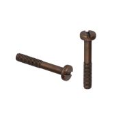 Винт для установки с распределительными коробами и TV розетками, металл, цвет бронза (10 шт/уп) B-914-32-10