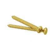 Саморез для установки с выключателями и изоляторами, металл, цвет золото (2 шт/уп) B-913-31-2