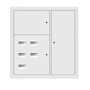 Щит этажный 5 кв. RAL9003 (1000х950х150) EKF Basic