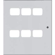 Дверь для ЩЭ 6 кв. 3 окна в ряд по горизонтали EKF