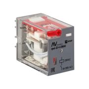 Реле промежуточное с кнопкой и мех. Индикацией RPAt 22/4 5A 230В AC EKF AVERES