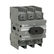 Рубильник 80A 3P c рукояткой управления для прямой установки TwinBlock EKF