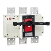 Рубильник-выключатель 1600A 3P c рукояткой управления для прямой установки PowerSwitch EKF