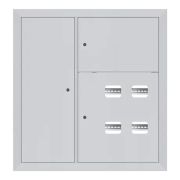 Щит этажный 4 кв. слаботочка слева (1000х950х150) EKF Basic