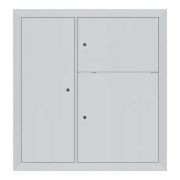 Щит этажный до 8 кв. без окна слаботочка слева (1000х950х150) EKF Basic