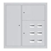 Щит этажный 6 кв. слаботочка слева (1000х950х150) EKF Basic