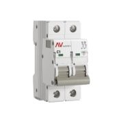 Выключатель автоматический AV-6 2P 1A (C) 6kA EKF AVERES