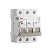 Выключатель автоматический AV-10 3P 20A (D) 10kA EKF AVERES