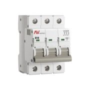 Выключатель автоматический AV-6 3P 10A (B) 6kA EKF AVERES