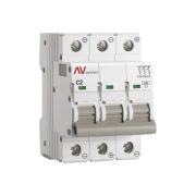 Выключатель автоматический AV-6 DC 3P 2A (C) 6kA EKF AVERES