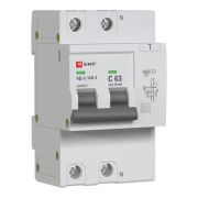 Дифференциальный автомат АД-2 63А/ 30мА (хар. C, AC, электронный) 6кА EKF PROxima