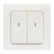 Умный выключатель Стокгольм 2-кл. белый Zigbee EKF Сonnect