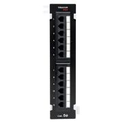Патч-панель настенная TERACOM PRO Cat.5E неэкранированная UTP 12 портов RJ-45 Dual IDC