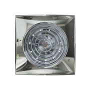 Вентилятор накладной AURA D100 обратный клапан Chrome DICITI