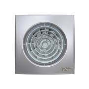 Вентилятор накладной AURA D100 обратный клапан Gray metal DICITI