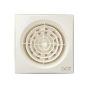 Вентилятор накладной AURA D125 обратный клапан Ivory DICITI