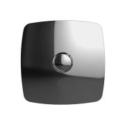 Вентилятор накладной RIO D100 обратный клапан Chrome DICITI
