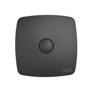 Вентилятор накладной RIO D100 обратный клапан Matt black DICITI
