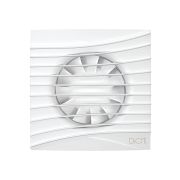 Вентилятор накладной SILENT D100 обратный клапан Matt white DICITI