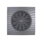 Вентилятор накладной SILENT D125 обратный клапан Dark gray metal DICITI