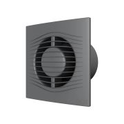 Вентилятор накладной SLIM D100 обратный клапан Gray metal DICITI