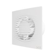 Вентилятор накладной SLIM D100 обратный клапан Matt white DICITI