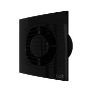 Вентилятор накладной SLIM D100 обратный клапан Obsidian DICITI