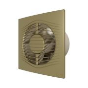 Вентилятор накладной SLIM D125 обратный клапан Champagne DICITI