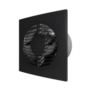 Вентилятор накладной SLIM D125 обратный клапан Dark Gray metal DICITI