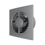 Вентилятор накладной SLIM D125 обратный клапан Gray metal DICITI