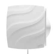 Вентилятор накладной WAVE D120 обратный клапан тяговый выключатель ERA