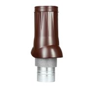 Выход вентиляционный VWO D125/160 изолированный пластик Brown ERA