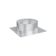 Плоское основание ТДПО D160 295х295 оцинкованная сталь ERA