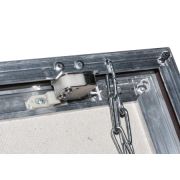 Люк ревизионный D Ceramo 600х400 скрытый монтаж съемный алюминий EVECS