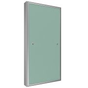 Люк ревизионный D Ceramo Base 300х600 скрытый монтаж съемный алюминий EVECS