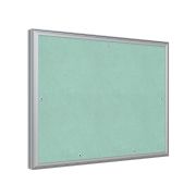 Люк ревизионный D Ceramo Base 500х400 скрытый монтаж съемный алюминий EVECS